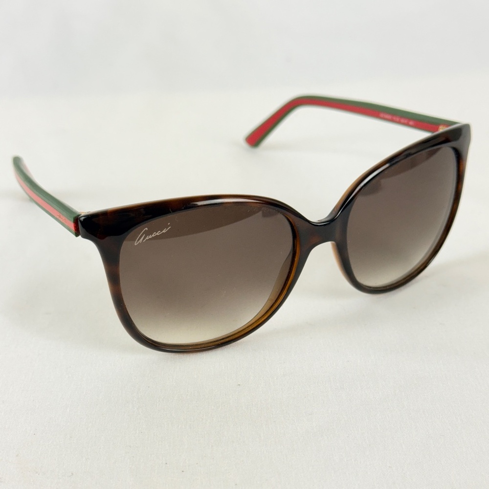 Gucci Havana Brown Gradient Womens Sunglasses Excellent Condition